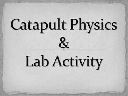 Force (F): strength or power applied upon an object.Force (F): strength or power applied upon an object.  F = mass * acceleration.