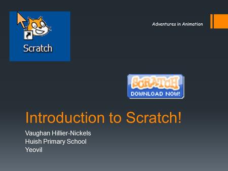 Introduction to Scratch!