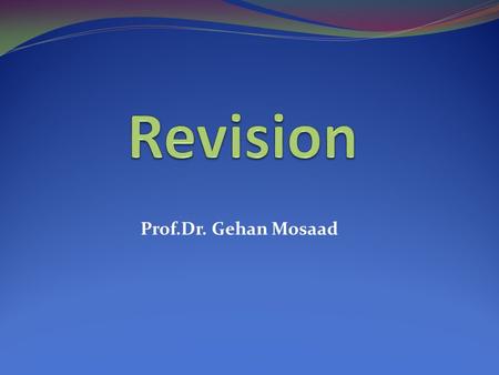 Prof.Dr. Gehan Mosaad. Clinical Cases Study Case 1 KB is a 45-year-old male patient with mild low back pain two months ago due to falling; however, there.