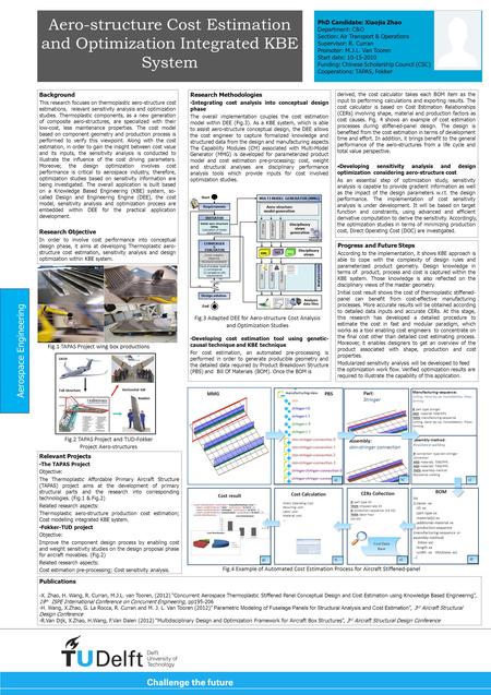 Aero-structure Cost Estimation and Optimization Integrated KBE System Background This research focuses on thermoplastic aero-structure cost estimations,