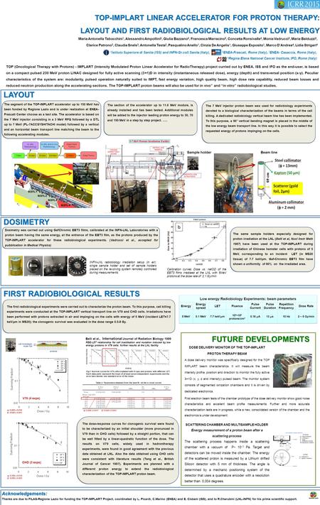 The segment of the TOP-IMPLART accelerator up to 150 MeV has been funded by Regione Lazio and is under realization at ENEA- Frascati Center choose as a.