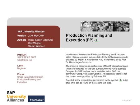 Production Planning and Execution (PP)