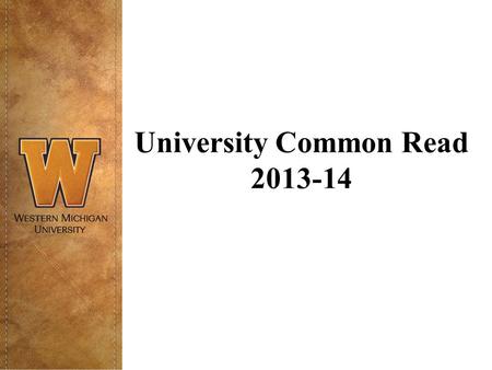 University Common Read 2013-14. Raymond Bonner – journalist, foreign correspondent, lawyer, Pulitzer Prize Winner.