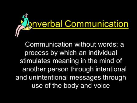 Nonverbal Communication