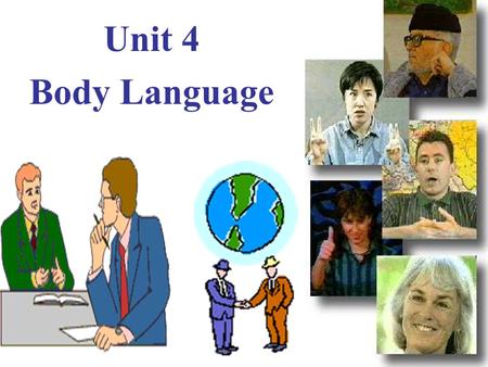 Unit 4 Body Language.