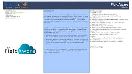FieldAware Battle card