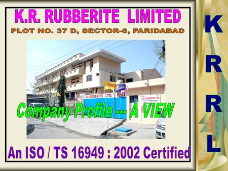 PLOT NO. 37 D, SECTOR-6, FARIDABAD KRRL