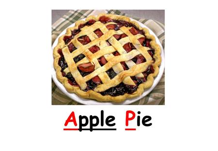 Apple Pie. Green Apple pie Red Apple Pie Different shape of Apple pie Circle.