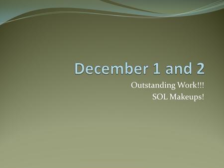 Outstanding Work!!! SOL Makeups!. To begin… Did you read? Quiz on chapters 16-18 Academic; chapters 23-25 Honors Read Mark Twain’s essay “Advice to Youth”;