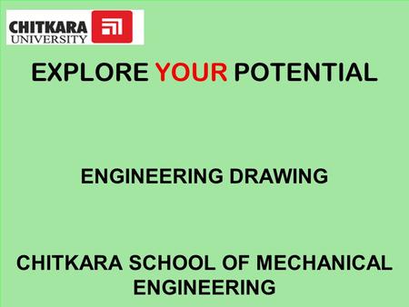 CHITKARA SCHOOL OF MECHANICAL ENGINEERING