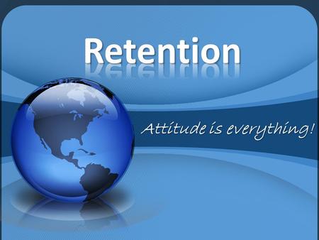 Attitude is everything!. The longer I live, the more I realize the impact of attitude on life. Attitude to me, is more than facts. It is more important.