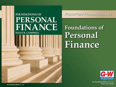 Foundations of Personal Finance Ch. 8