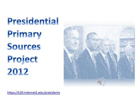 It should be noted that participants in this conference may be video taped, audio taped, streamed, broadcast and archived as part off the Presidential.