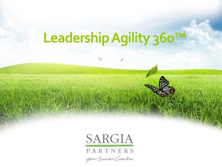 Leadership Agility Leadership Agility Leadership Agility 360™