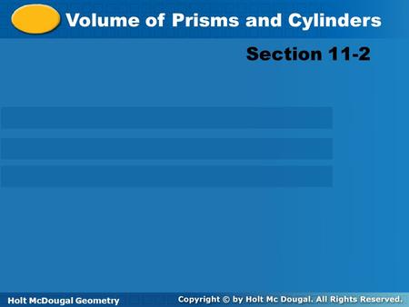 Volume of Prisms and Cylinders