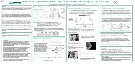 Abstract Calcium carbonate mineral crystallization plays an integral role in the water chemistry of terrestrial ecosystems. Natural organic acids (OA)