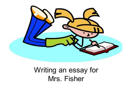 Writing an essay for Mrs. Fisher. Always Use MLA Format & Double Space Typed Papers!. Name Date Period Title of Essay Is Centered Do Not Underline Your.