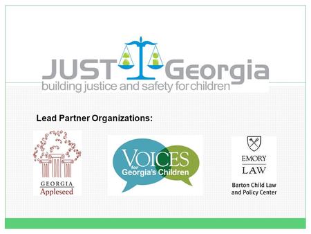 Lead Partner Organizations:. …AND HOW FOUNDATION GRANTS OF ALL SIZES CAN MAKE A DIFFERENCE. PUBLIC POLICY: THE ROLE of NON PROFITS.