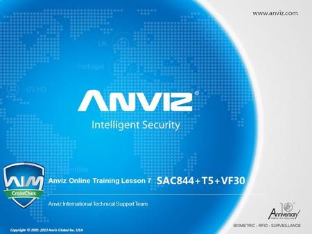 SAC844+T5+VF30 Anviz Online Training Lesson 7