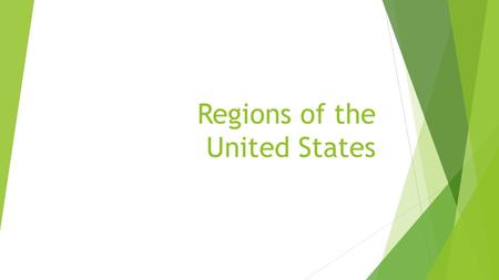 Regions of the United States