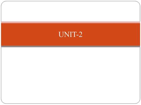 UNIT-2. Singly Linked List Doubly Linked List Circular Linked List Representing Stack with Linked List. Representing Queue with Linked List.