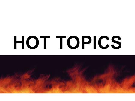 HOT TOPICS. 1. Sickle cell anemia, used as an example of a single base substitution mutation and as an example of transient polymorphism (GAG mutates.