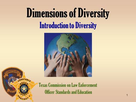 Dimensions of Diversity Introduction to Diversity