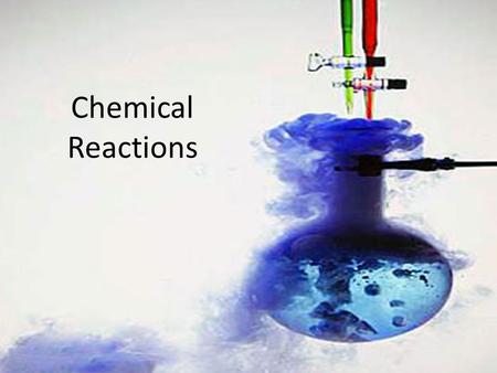 Chemical Reactions. General Reactions Combination Rxns: 2 or more substances react to form a single product 2 H 2 + O 2  2 H 2 O.