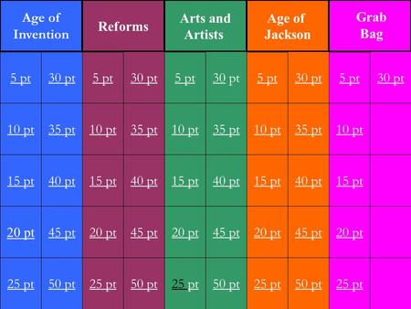 30 pt5 pt 15 pt 20 pt 25 pt 5 pt 10 pt 15 pt 20 pt 25 pt 5 pt 10 pt 15 pt 20 pt 25 pt 5 pt 10 pt 15 pt 20 pt 25 pt 5 pt Age of Invention Reforms Arts and.