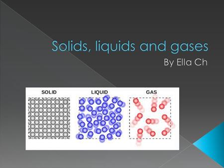  Particles are constantly moving and twisting and when they are close together they attract each other.  Solids are stuck together and therefore very.