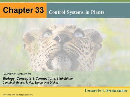 Copyright © 2009 Pearson Education, Inc. PowerPoint Lectures for Biology: Concepts & Connections, Sixth Edition Campbell, Reece, Taylor, Simon, and Dickey.