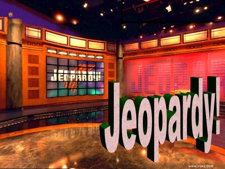 Jeopardy 100 200 100 200 300 400 500 300 400 500 100 200 300 400 500 100 200 300 400 500 100 200 300 400 500 “Mixed Bag” ExperimentalDesign Cells.