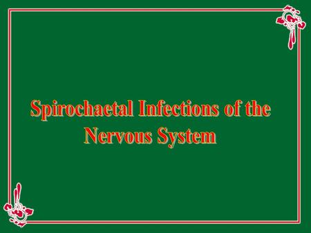 SYPHILIS  This infectious disease is caused by the spirochaete Treponema pallidum. Entry is by : -Inoculation through skin or mucous membrane (sexually.