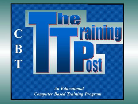 An Educational Computer Based Training Program CBTCBT.