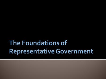 STOP Magna Carta Limited the power of the king * Our Constitution limits the power of the central government.