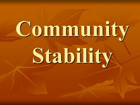 Community Stability. TSUNAMI  ironment/environment-natural- disasters/tsunamis/tsunami-101/