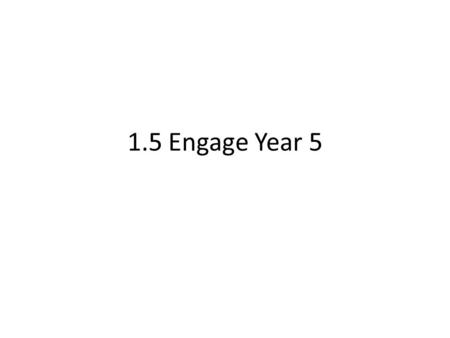 1.5 Engage Year 5. Prior Year Challenges staffing issues – Rynge transition to ISI in Nov/Dec ’09 – new hire started 7/12/2010; new to Grid computing,