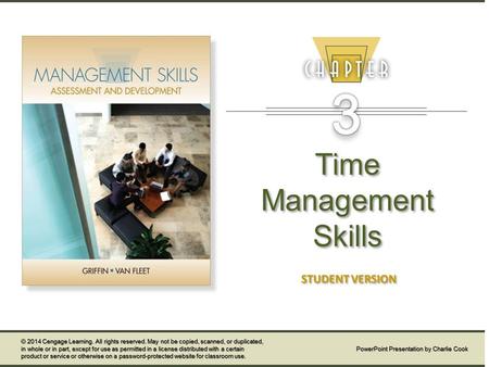 Time Management Effective Use of TimeEffective Use of Time –Gets work done on time –Facilitates the work of others –Forestalls problems. –Reduces stress.