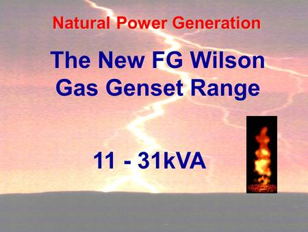 Natural Power Generation