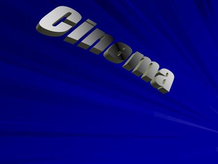 CCinema in Russia today Cinematograph is one of the wonders of the modern world. In 1895 the Lumiere brothers gave the world's first real cinema show.