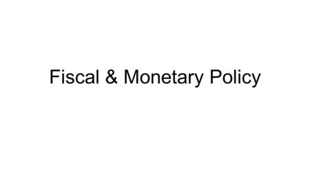 Fiscal & Monetary Policy. The US Government spent $3.70 Trillion dollars in 2012. That’s approximately $12,000 per person! Put another way, government.