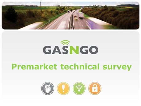 Gasngo Delivering Fuel Control Premarket technical survey.