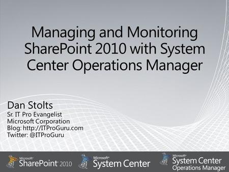 WFE (Web Front End) Servers Ops Console Admin Console Ops Mgr Server Application Servers Database Servers Infrastructure Servers.