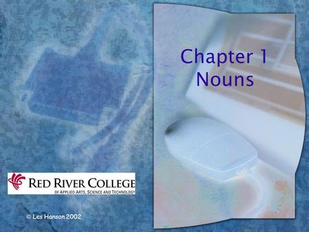 Chapter 1 Nouns  Les Hanson 2002. Nouns wDefinition of nouns wCapitalization wpluralization.