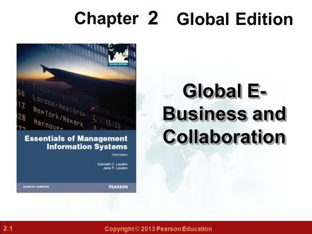 Global E-Business and Collaboration