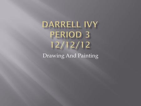 Drawing And Painting.  This portrait is significant because Martin Luther King impacted many peoples lives in history(especially African American race).