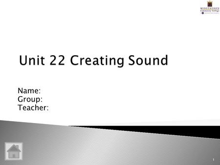 Name: Group: Teacher: 1. AO1 AO2 AO3 AO4 2  Minsthorpe Community College  You are a pupil at Minsthorpe Community College. The school governors are.