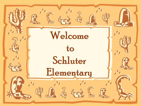 Welcome to Schluter Elementary