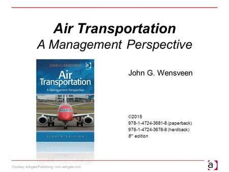 Air Transportation A Management Perspective