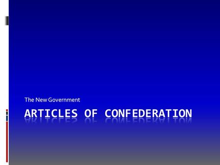 Articles of Confederation